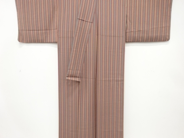  縞模様　小紋着物